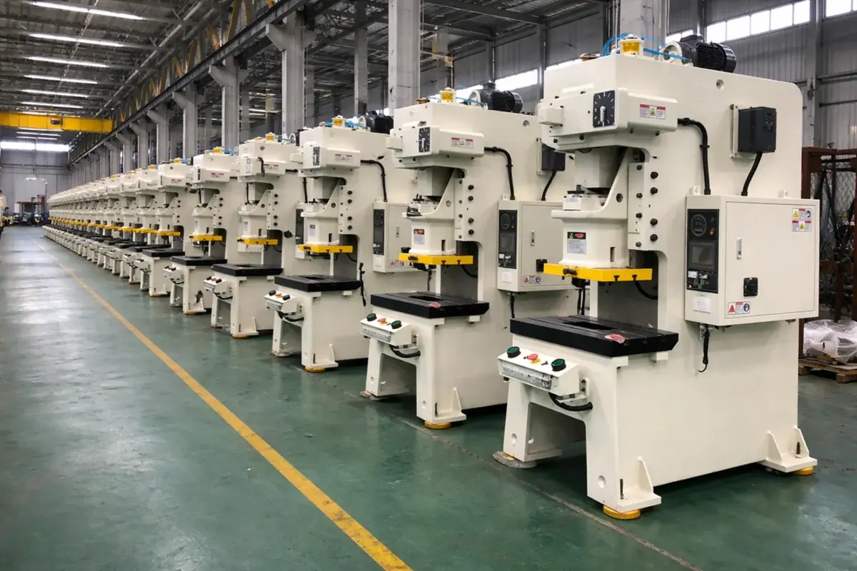 Production press shop stamping metal components